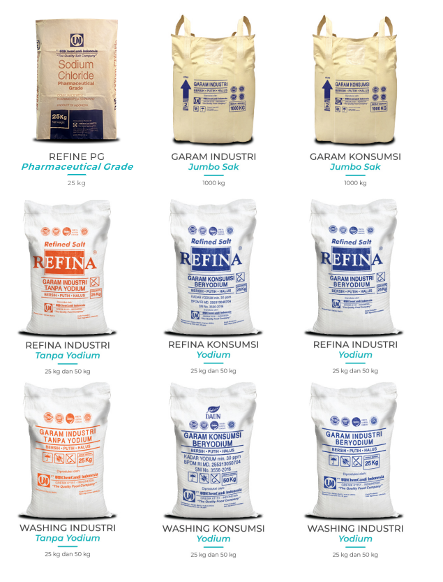 Calisal salt product overview with pharmaceutical grade